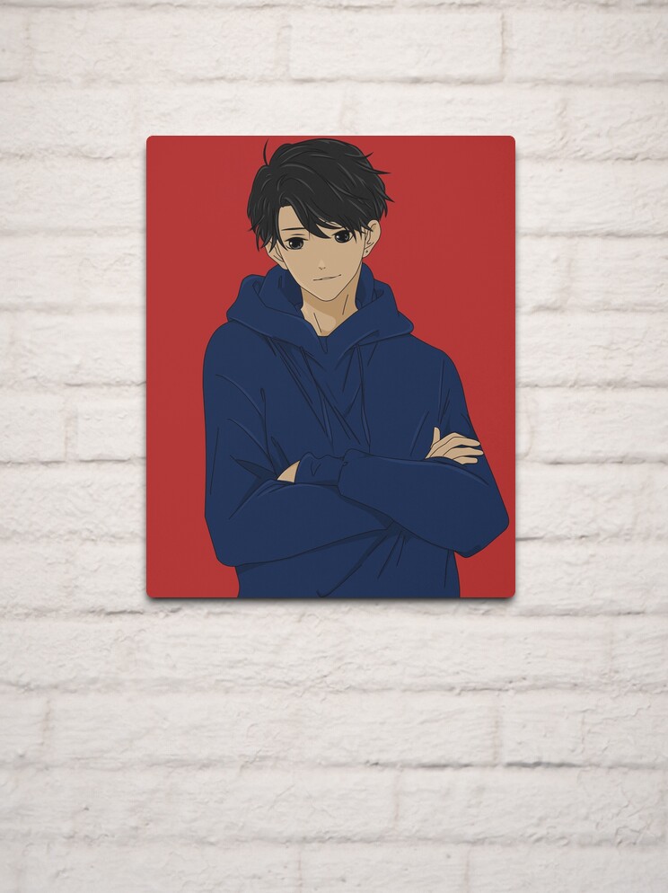 Cute anime boy Metal Print for Sale by Da1vyShop