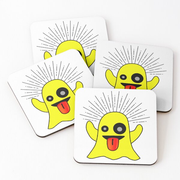 Item preview, Funny Ghost Face Halloween T-Shirt and sticker designed and sold by Billium Halder.
