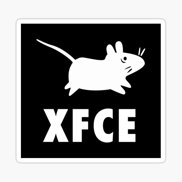 "XFCE LOGO | XFCE MOUSE" Sticker For Sale By Typo-n-quotes | Redbubble