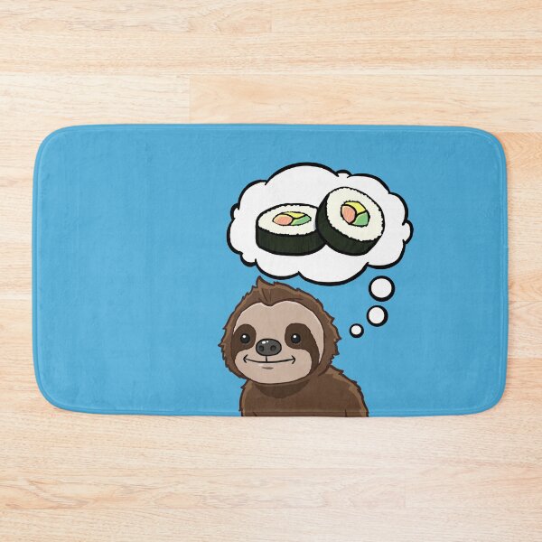 Item preview, Sloth thinking about eating sushi designed and sold by jonmlam.