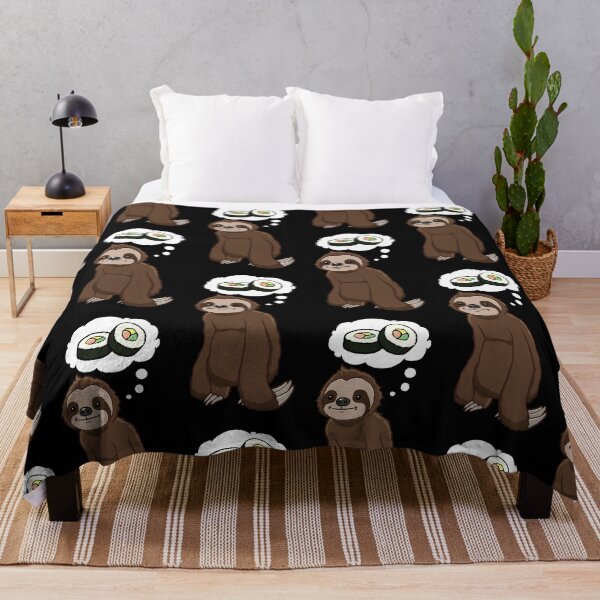 Item preview, Sloth thinking about eating sushi designed and sold by jonmlam.