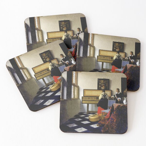 Item preview, The Music Lesson (1665) - Johannes Vermeer designed and sold by SALON DES ARTS.