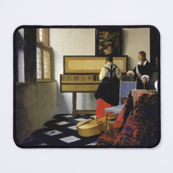 Item preview, The Music Lesson (1665) - Johannes Vermeer designed and sold by SALON DES ARTS.
