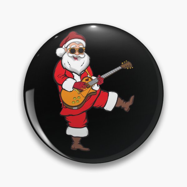 Item preview, Guitar Christmas Hard Rock Santa Claus Guitarist Gift designed and sold by Lenny Stahl.