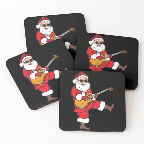 Item preview, Guitar Christmas Hard Rock Santa Claus Guitarist Gift designed and sold by Lenny Stahl.