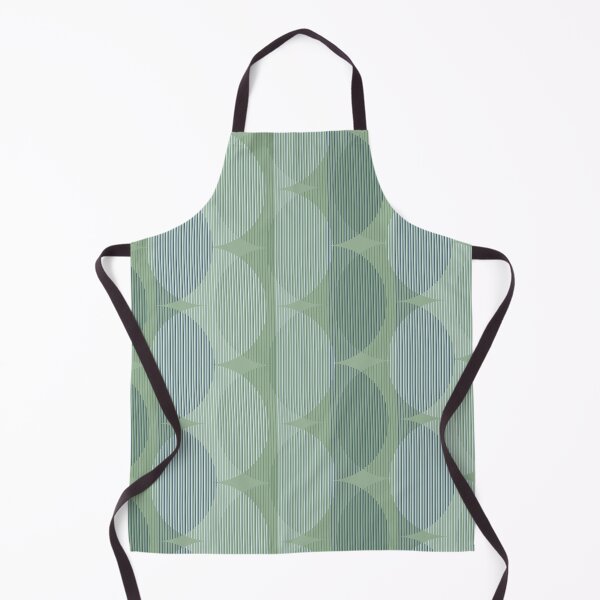 Item preview, Green and grey geometric waves designed and sold by pakanta.