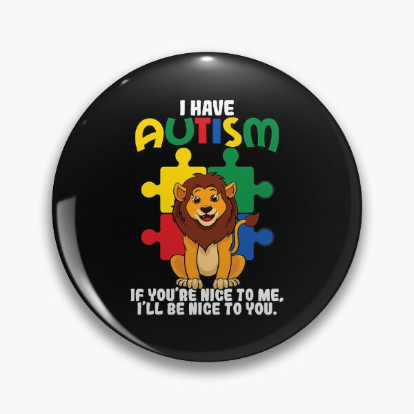 Item preview, I Have Autism Puzzle Piece Lion Awareness Day Asperger designed and sold by HaaChris-Artis.