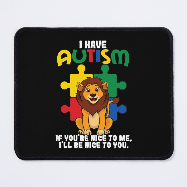 Item preview, I Have Autism Puzzle Piece Lion Awareness Day Asperger designed and sold by HaaChris-Artis.