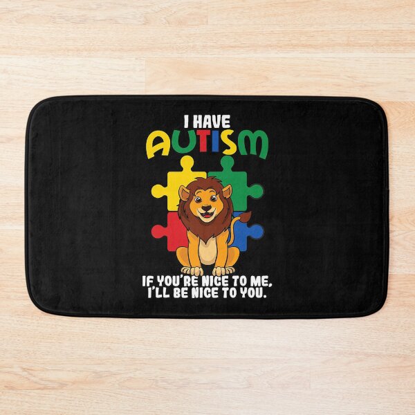 Item preview, I Have Autism Puzzle Piece Lion Awareness Day Asperger designed and sold by HaaChris-Artis.