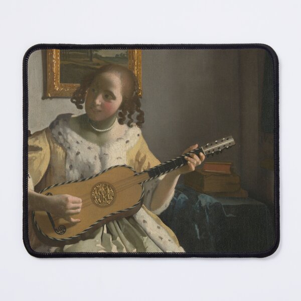 Item preview, The Guitar Player (1672) - Johannes Vermeer designed and sold by SALON DES ARTS.