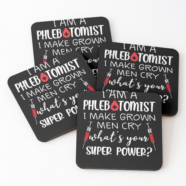 Item preview, I Am A Phlebotomist I Make Grown Men Cry designed and sold by SunsetGloww.