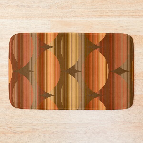 Item preview, Orange, yellow and brown geometric waves designed and sold by pakanta.