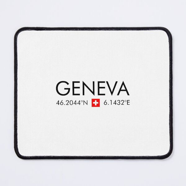 Item preview, Switzerland - Geneva City Coordinates designed and sold by n0madd.
