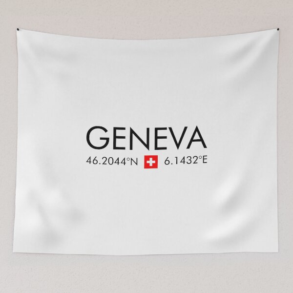 Item preview, Switzerland - Geneva City Coordinates designed and sold by n0madd.
