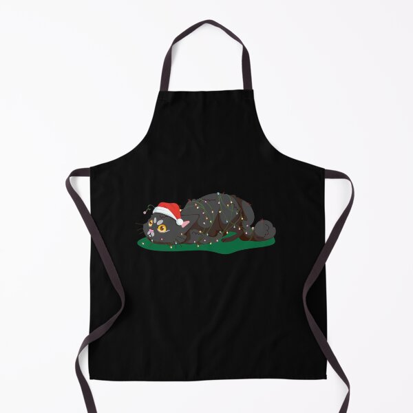 Item preview, Cat Christmas Kitten With Fairy Lights Ugly Christmas Sweater designed and sold by Lenny Stahl.