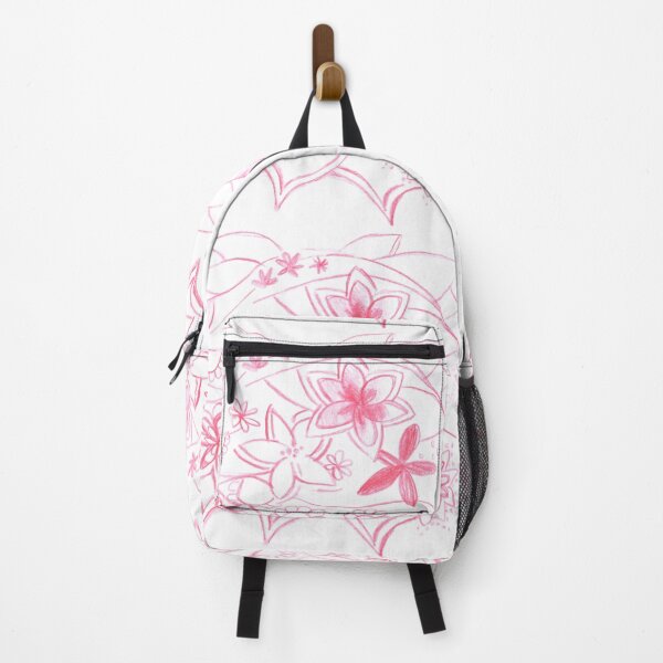 Item preview, Pink floral sketch | modern floral drawing designed and sold by lausn.