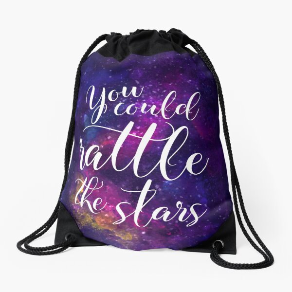 You could rattle the stars - Sarah J Maas Drawstring Bag