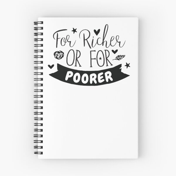 Item preview, For richer or poorer (Wedding vows) designed and sold by jazzydevil.