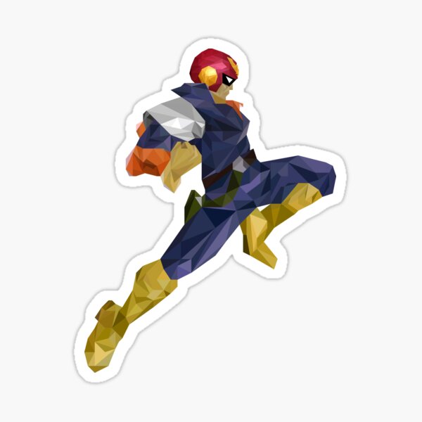 Captain Falcon Knee Sticker