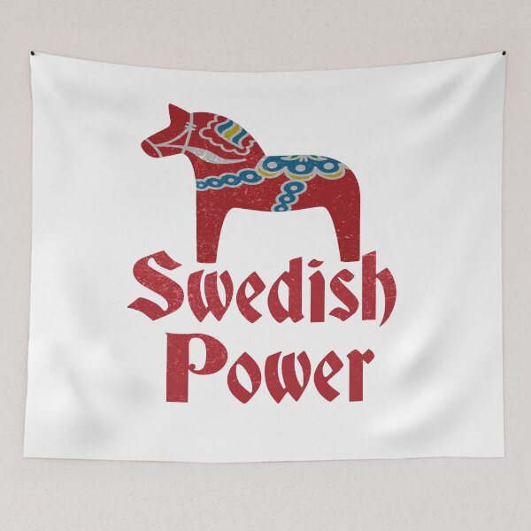 Item preview, Swedish Power Dala  Dalarna Sweden Horse Dalecarlian Swedish designed and sold by funnytshirtemp.