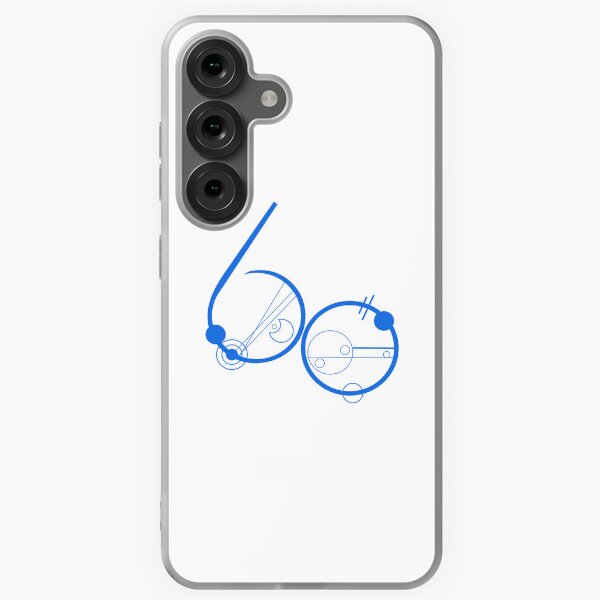 Item preview, Gallifreyan 60 Years Dr Who Anniversary Logo Blue designed and sold by Blue Box Artworks.