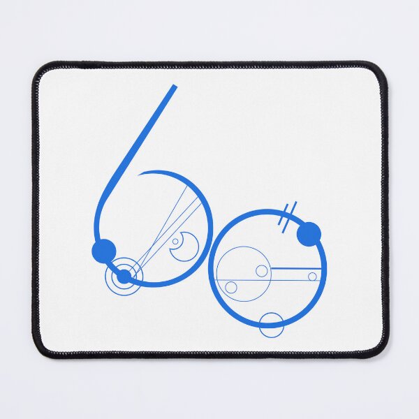 Item preview, Gallifreyan 60 Years Dr Who Anniversary Logo Blue designed and sold by Blue Box Artworks.