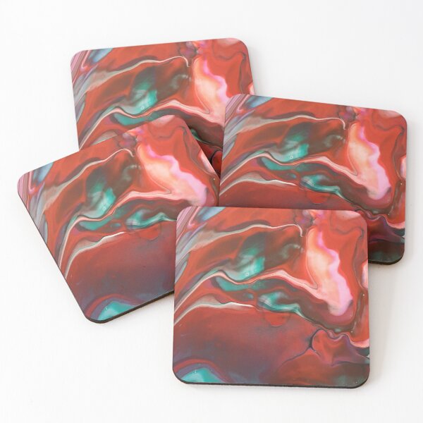 Item preview, Abstract Art Purple and Turquoise designed and sold by K-ESPRITCREATIF.