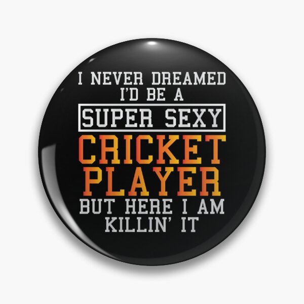 Item preview, Cricket Player Never Dreamed Funny Cricketer Essential T-Shirt designed and sold by gloria1os.