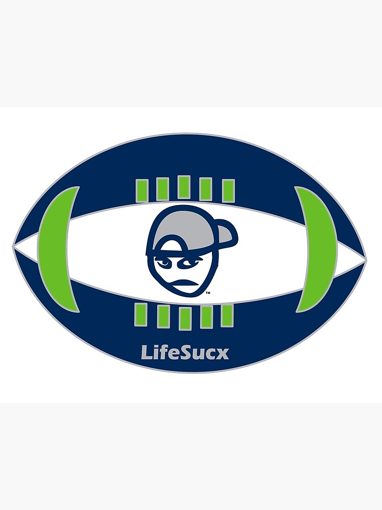 Seattle Kraken Colors - LifeSucx Angry Guy Poster for Sale by LifeSucx