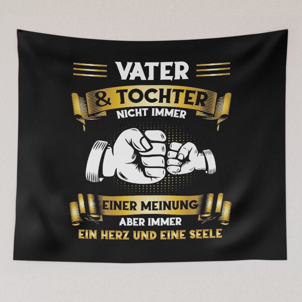 Item preview, Vater Tochter Spruch Papa Vatertag Geschenk Familie designed and sold by Lenny Stahl.