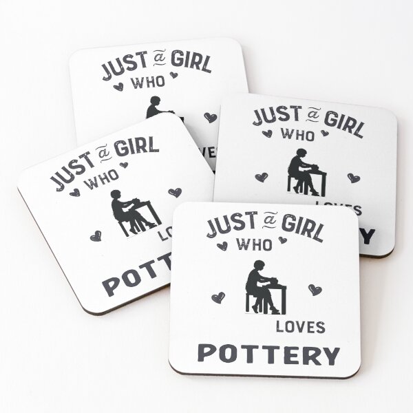 Item preview, Just A Girl Who Loves Pottery designed and sold by Aerial Addicts.