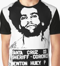 HUEY P. NEWTON-MUGSHOT Graphic T-Shirt