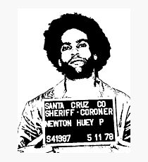 HUEY P. NEWTON-MUGSHOT Photographic Print