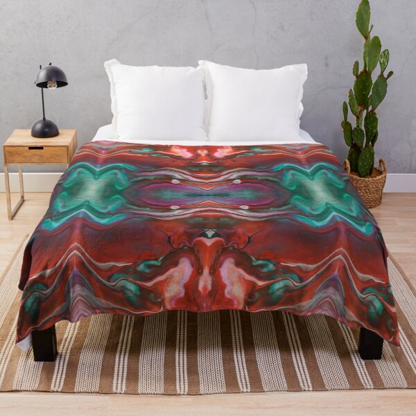 Item preview, Abstract Art Purple and Turquoise designed and sold by K-ESPRITCREATIF.