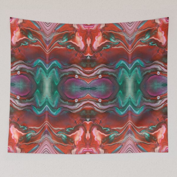 Item preview, Abstract Art Purple and Turquoise designed and sold by K-ESPRITCREATIF.