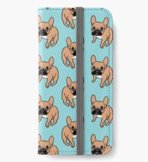 The Cute Black Mask Fawn French Bulldog Needs Some Attention iPhone Wallet/Case/Skin