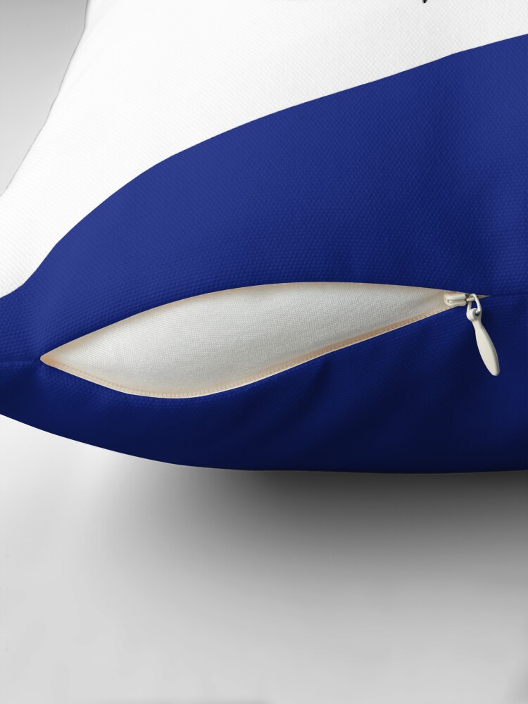 Aperçu 2 sur 4. Coussin avec l'œuvre Drapeau de Bonaire créée et vendue par Shorlick.