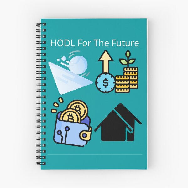 Aperçu de l'œuvre HODL pour l'avenir créée et vendue par UpcomingTech.