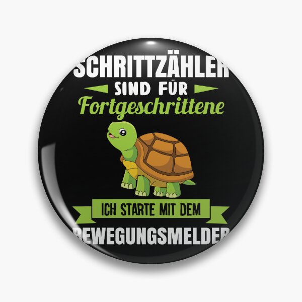 Artikelvorschau, Schildkröte Schrittzähler Lustiger Spruch Sportmuffel Sport entworfen und verkauft von Lenny Stahl.