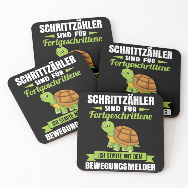 Item preview, Schildkröte Schrittzähler Lustiger Spruch Sportmuffel Sport designed and sold by Lenny Stahl.
