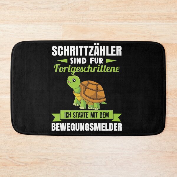 Artikelvorschau, Schildkröte Schrittzähler Lustiger Spruch Sportmuffel Sport entworfen und verkauft von Lenny Stahl.