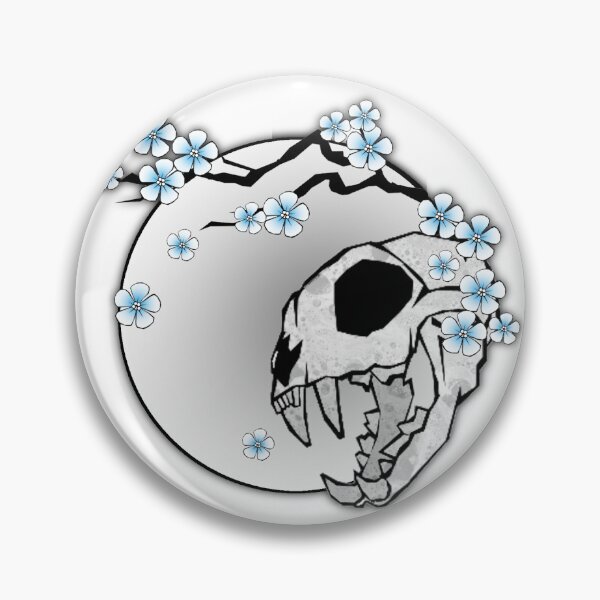 Item preview, Blossom Cat Skull designed and sold by rockgem.