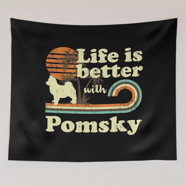 Item preview, Life is Better with Pomsky Vintage designed and sold by rafaeltto.