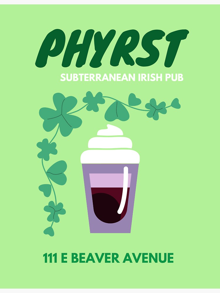 "Penn State Bars Phyrst" Sticker for Sale by leneghanb Redbubble