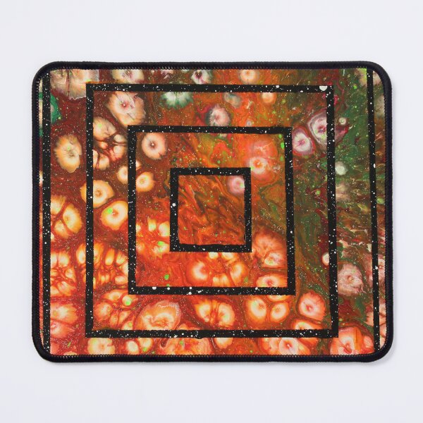 Item preview, Moria Refugee - Dutch Pour Orange Green Squares designed and sold by HopeProject.