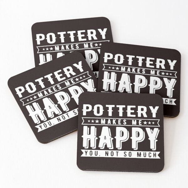 Item preview, Pottery Makes Me Happy designed and sold by Aerial Addicts.