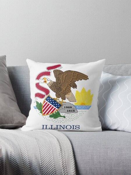 Aperçu de l'œuvre Drapeau de l'Illinois créée et vendue par Flags & Cie.