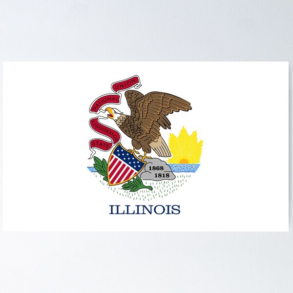 Item preview, Illinois Flag designed and sold by Flags & Cie.