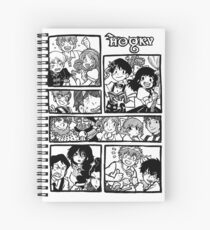 Hooky Comic Page Spiral Notebook