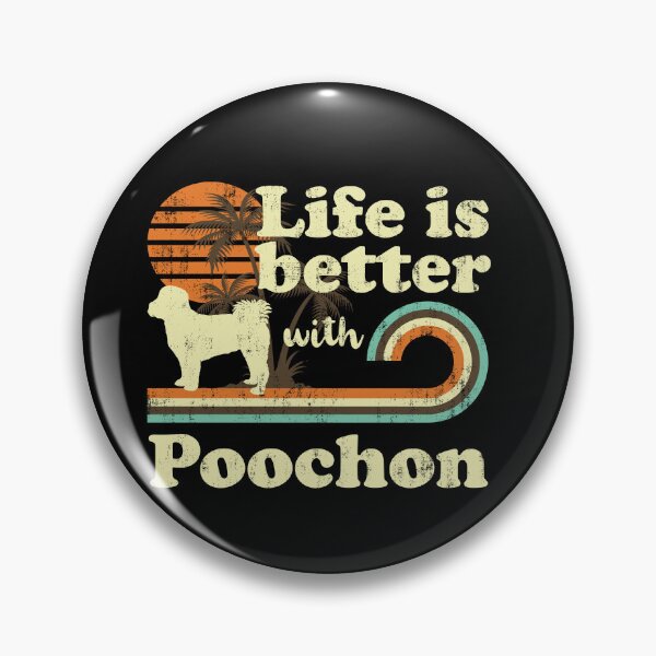 Item preview, Life is Better with Poochon Vintage designed and sold by rafaeltto.